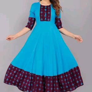 Anarkali Rayon Kurta.Brand New