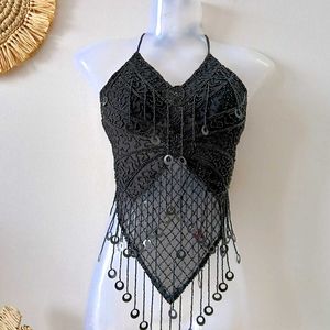 Heavy Beaded Party Top