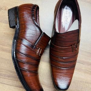 Brown Formal Shoes Only Size 6no Left