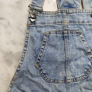 Denim Dungree Shorts