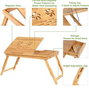 Bamboo Laptop Table +choose any item upto 500 free