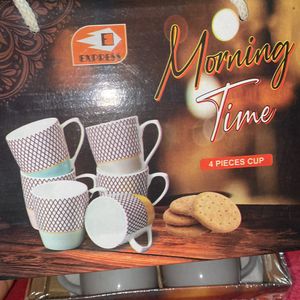 MORNING TIME 4pieces Cup Set