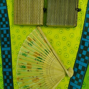 Small Storage Box And Hand Fan