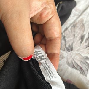 H&M Black Bag Detailing Sweatshirt For Kids Girls