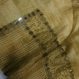 Golden Heavy Look Dupatta