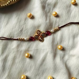 Pretty Kundan Rakhi