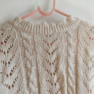 Boutique Knit Nude Sweater