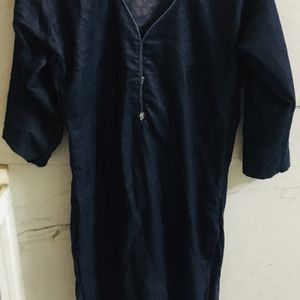 Price Drop—-Denim Kurta