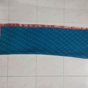 Daily Wear Blue Saree