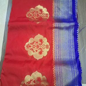 NEW Silk Paithani Saree Red