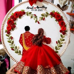 Wedding Hoop Art  Frem