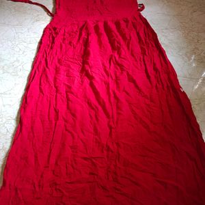 🥳Red Anarkali Full Length Dress...