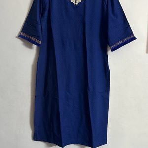 Navy Blue Kurta New