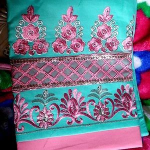 Woman Suit Material No Dupatta