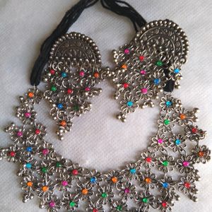 Necklace with earing