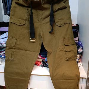 Cargo Jeans With Belt