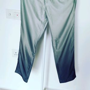 Party Wear High-waisted Satin Trouser