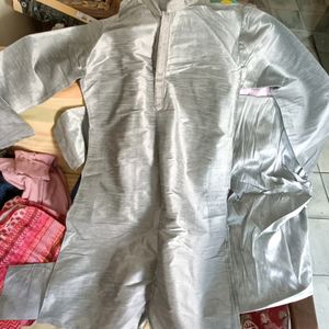 Silver Kurta Pajyama