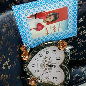 Combo Of Analog Clock & Attractive Mirror Frame