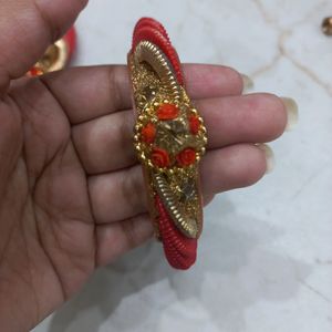 Red Bangle Set