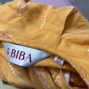 Biba Yellow Kurta