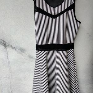 White N Black Dress