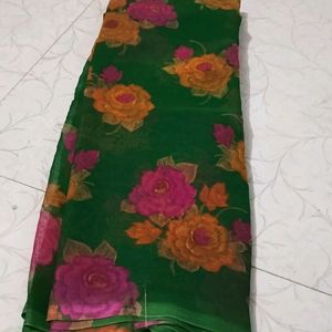 Poly Georgette Saree