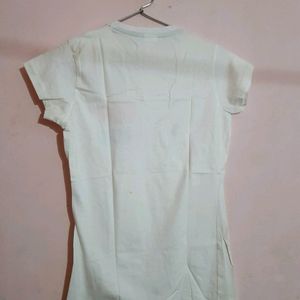 011 Hoseiry White Tshirt For Girls