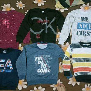 Combo Of 8 Sweatshirt For Kids