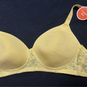 Zivame 32D Padded Bra Yellow