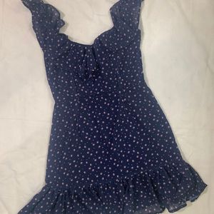 Rosemary Navy Blue Mini Dress