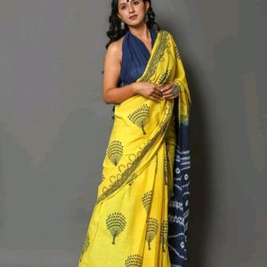 Mulmul Pure Cotton Saree