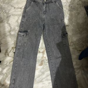 Cargo Charcoal Jeans