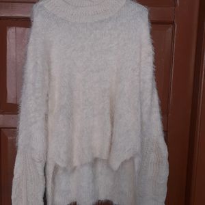 High Low Furr Sweater