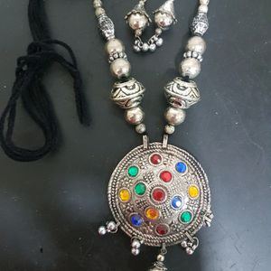 Navratari Necklace Set