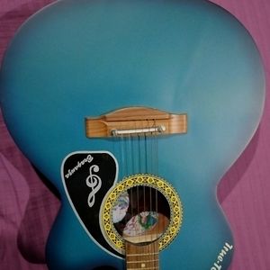 Blue Colour Beautiful Brand New Guitar