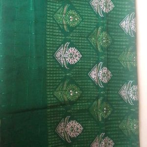 Glass Threads Work Saree