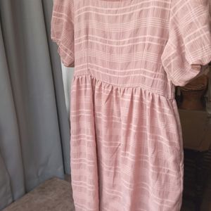 Cute Peach Dress For WOMEN