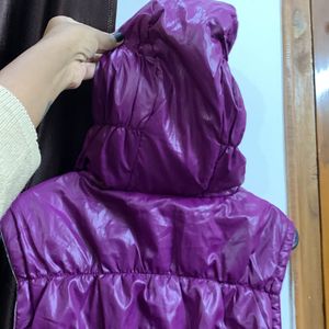 Winter Puffy Jacket Half Sleeve