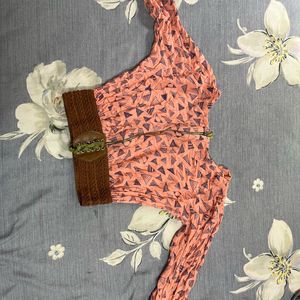 Waistband Pink Top