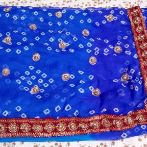 Blue Saree Free