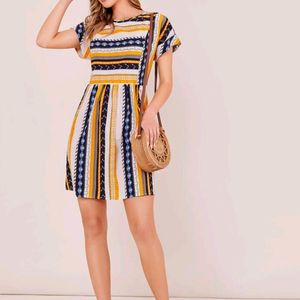 Shein Multicolour Boho Dress