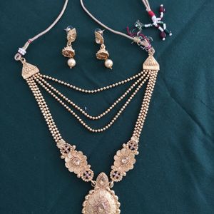 Necklace Set With Earrings