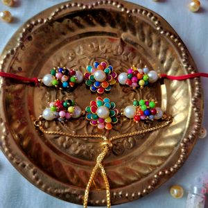 Beautiful Multi Colour Rakhis 🤍✨