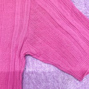 Pink Stretchable Top