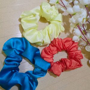 Scrunchies For Women. ( Pack Of 3 )