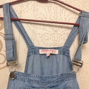 Blue Coloured Dungaree Dress