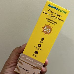 Mamaearth Rice Dewy Sunscreen