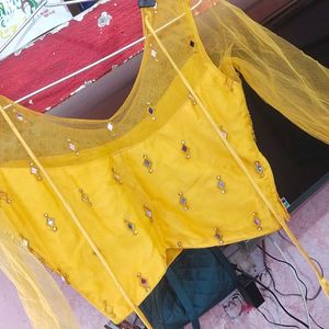 New George's Mirror Work Lehenga