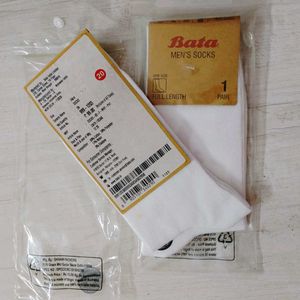 The Bata New Socks Combo-2 Formal Wear(White).